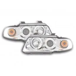 Phares avant Audi A4 type B5 95-99 chrome, Audi