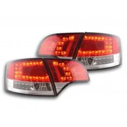 Kit feux arrières à LED Audi A4 Avant type 8E 04-08 rouge / clair, Eclairage Audi