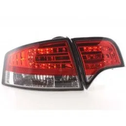 Kit feux arrières à LED Audi A4 berline type 8E 04-07 rouge / clair, Eclairage Audi