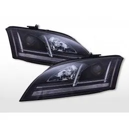 Kit phares xénon avec feux diurnes LED Audi TT (8J) 2006-2013 noir, Eclairage Audi