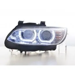 Phares Xenon Daylight LED feux de jour BMW Série 3 E92 / E93 06-10 chrome, Eclairage Bmw