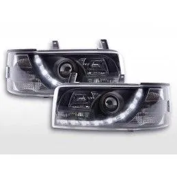 Phares Daylight LED feux de jour VW Bus T4 90-96 noir, Eclairage Volkswagen