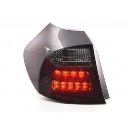 Jeu de feux arrière à LED BMW Série 1 E87 / E81 3/5 portes. 04-07 rouge / noir, Serie 1 E81/E87