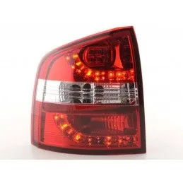 Set feux arrières LED Skoda Octavia Combi type 1Z 05-12 rouge / clair, Eclairage Skoda