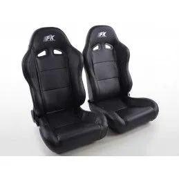 Sièges sport FK Sièges demi-baquets automatiques Set Racing au look sport automobile, Sièges