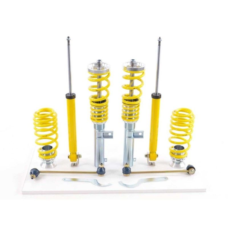 Kit combinés filetés à dureté FK VW Golf 5 1K 2003-2008 avec jambe de force 50mm, SUSPENSIONS