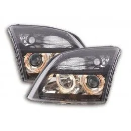 Phare Angel Eye Opel Vectra C 02-04 Noir, Opel