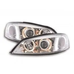 Phare Angel Eye Opel Astra G 98-03 Chrome, Opel