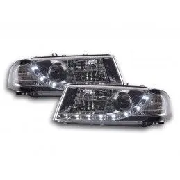 Phare Daylight LED DRL look Skoda Octavia type 1U 01-04 chrome, Skoda