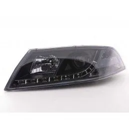 Phare Daylight LED DRL look Skoda Octavia type 1Z 04-08 noir, Skoda