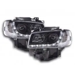 Phare Daylight LED look DRL bus VW type T4 96-03 noir, Volkswagen