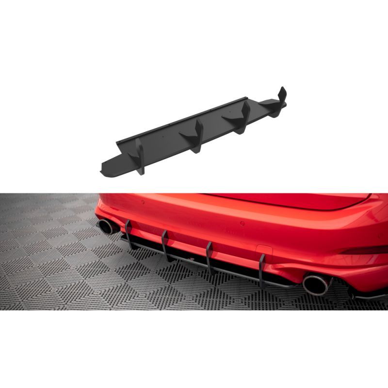 Maxton Street Pro Rear Diffuser Ford Focus Estate ST Mk4 Black-Red, Nouveaux produits maxton-design