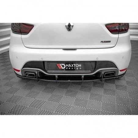 Maxton Street Pro Rear Diffuser Renault Clio RS Mk4 Red