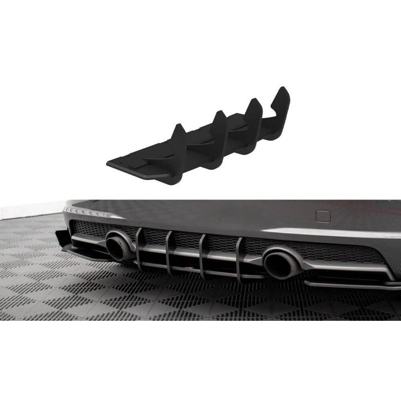 Maxton Street Pro Rear Diffuser Audi TT S-Line 8S Red, Nouveaux produits maxton-design