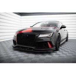 Maxton Street Pro Front Splitter Audi A7 RS7 Look C7 Black-Red, Nouveaux produits maxton-design