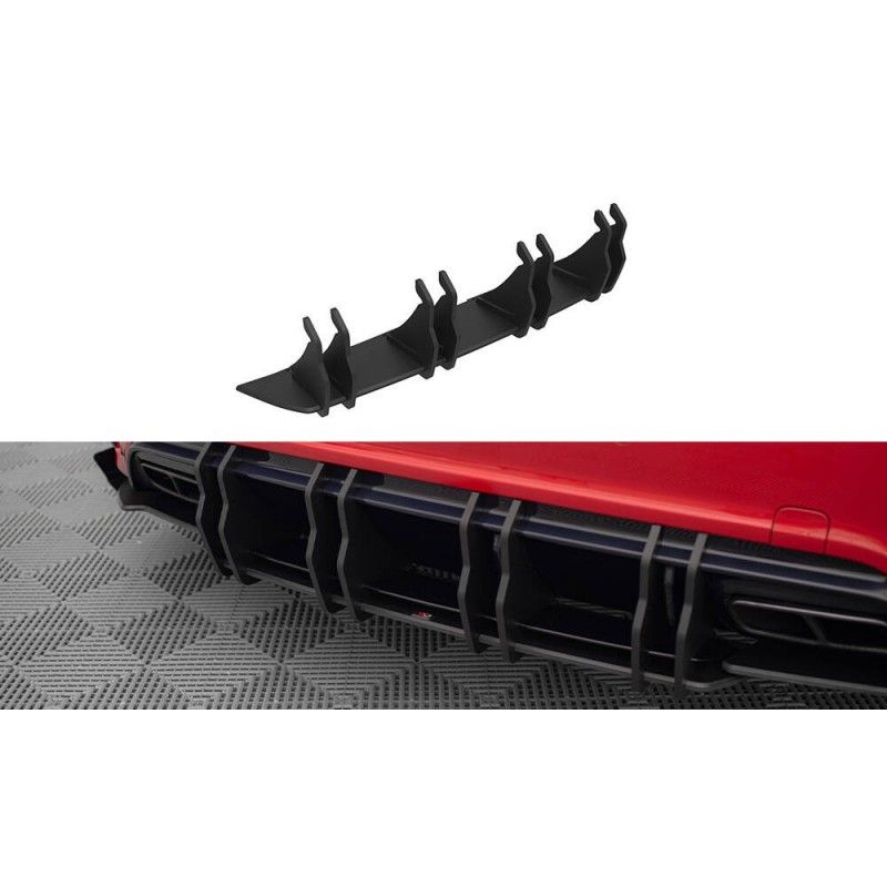 Maxton Street Pro Rear Diffuser Mercedes-Benz A 45 AMG W176 Facelift Red, Nouveaux produits maxton-design