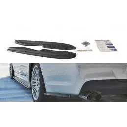 Maxton REAR SIDE SPLITTERS BMW 3 E90 MPACK Gloss Black, Serie 3 E90/ E91