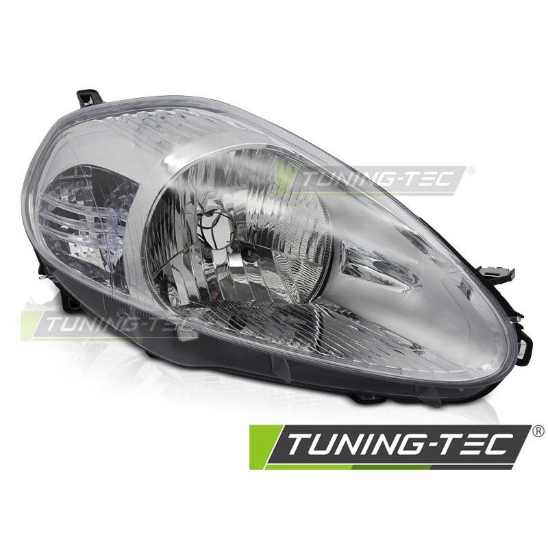 HEADLIGHT CHROME RIGHT SIDE TYC fits FIAT GRANDE PUNTO 05-08, Nouveaux produits tuning-tec