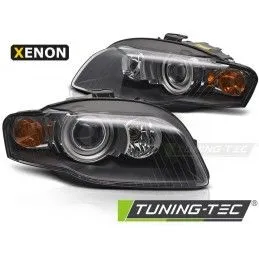 XENON HEADLIGHTS BLACK fits AUDI A4 B7 11.04-03.08, Nouveaux produits tuning-tec