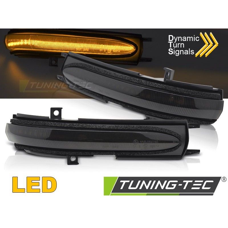 SIDE DIRECTION IN THE MIRROR SMOKE LED SEQ fits HONDA CIVIC 04-06 ACCORD 02-08, Nouveaux produits tuning-tec