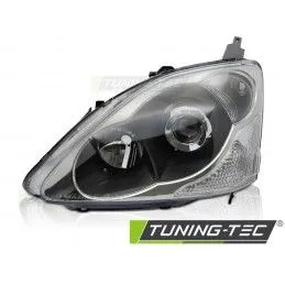 HEADLIGHT BLACK LEFT SIDE TYC fits HONDA CIVIC 03-06 HATCHBACK, Nouveaux produits tuning-tec