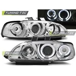 HONDA CIVIC 09.91-08.95 2D/3D ANGEL EYES CHROME, Civic 5 92-95