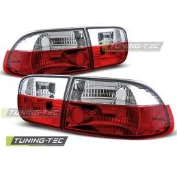 HONDA CIVIC 09.91-08.95 2D/4D RED WHITE, Civic 5 92-95