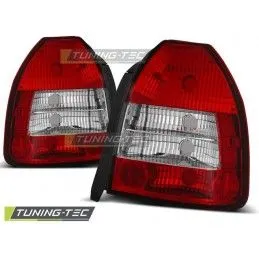 HONDA CIVIC 09.95-02.01 3D RED WHITE, Civic 6 96-00