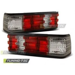 TAIL LIGHTS RED WHITE fits MERCEDES W201/190 12.82-05.93, Classe C W201 / 190E