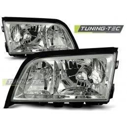 HEADLIGHTS CHROME fits MERCEDES W202 C-KLASA 06.93-06.00, Classe C W202