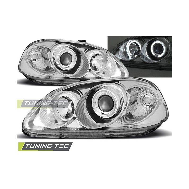 HONDA CIVIC 09.95-02.99 ANGEL EYES CHROME, Civic 6 96-00