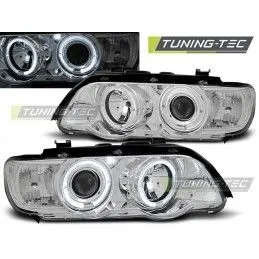 HEADLIGHTS ANGEL EYES CHROME fits BMW X5 E53 09.99-10.03, X5 E53