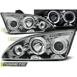 FORD FOCUS II 09.04-01.08 ANGEL EYES CHROME, Focus II 04-10