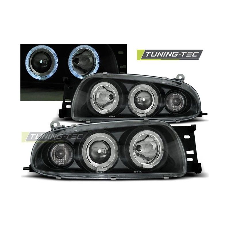 FORD FIESTA MK4 10.95-08.99 ANGEL EYES BLACK, Eclairage Ford