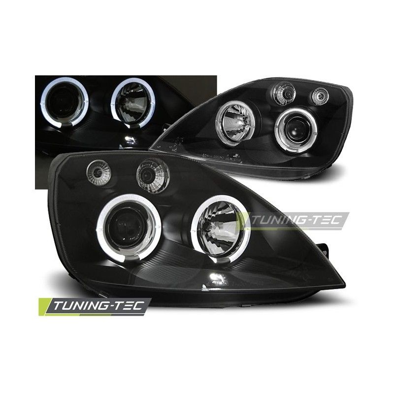 FORD FIESTA MK6 05.02-08.05 ANGEL EYES BLACK, Eclairage Ford