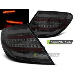 LED BAR TAIL LIGHTS SMOKE fits MERCEDES C-KLASA W204 SEDAN 07-10, Classe C W204