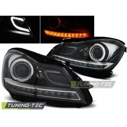 HEADLIGHTS BLACK fits MERCEDES W204 11-, Classe C W204