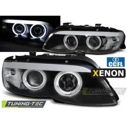 XENON HEADLIGHTS ANGEL EYES CCFL BLACK fits BMW X5 E53 11.03-06, X5 E53