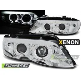 XENON HEADLIGHTS ANGEL EYES CHROME fits BMW X5 E53 11.03-06, X5 E53