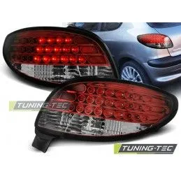 PEUGEOT 206 10.98- RED WHITE LED , 206