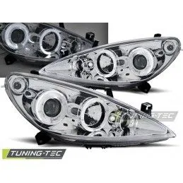 PEUGEOT 307 04.01-06.05 ANGEL EYES CHROME , 307