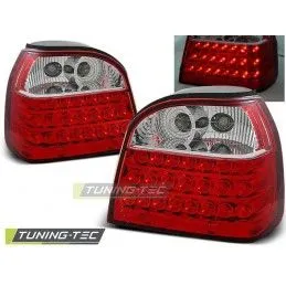 LED TAIL LIGHTS RED WHITE fits VW GOLF 3 09.91-08.97, Golf 3