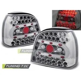 LED TAIL LIGHTS CHROME fits VW GOLF 3 09.91-08.97, Golf 3