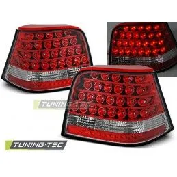 LED TAIL LIGHTS RED WHITE fits VW GOLF 4 09.97-09.03, Golf 4