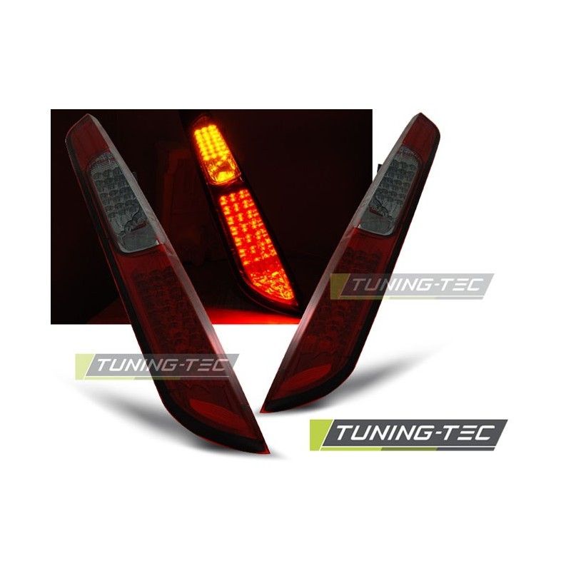 FORD FOCUS MK2 08-10 HB RED SMOKE LED , Focus II 04-10