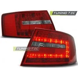 LED TAIL LIGHTS RED WHITE fits AUDI A6 C6 SEDAN 04.04-08, A6 4F C6 04-10