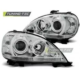 HEADLIGHTS CHROME fits MERCEDES W163 ML M-KLASA 09.01-05, ML W163