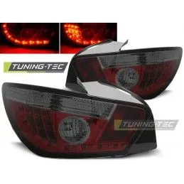 LED TAIL LIGHTS RED SMOKE fits SEAT IBIZA 6J 3D 06.08- , Ibiza 6J 08-17