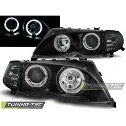 HEADLIGHTS ANGEL EYES BLACK fits BMW E46 09.01-03.05, Eclairage Bmw