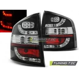 LED TAIL LIGHTS BLACK fits SKODA OCTAVIA II KOMBI 04-12, Octavia II 04-13